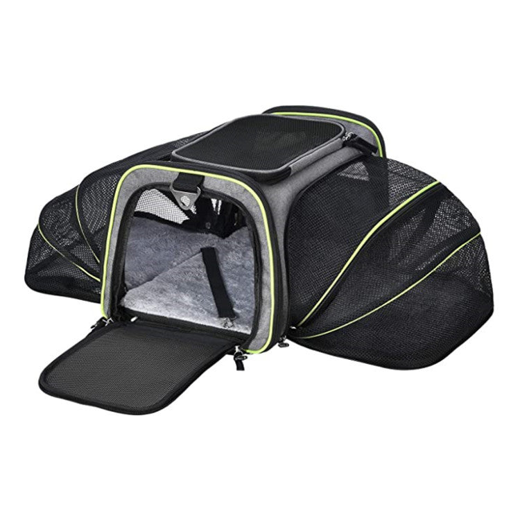 Airline-Approved Expandable Cat Carrier Bag — Soft Foldable Pet Travel Bag
