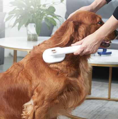Self-Cleaning Pet Grooming Comb — Cat & Dog Floating Hair Removal Brush
