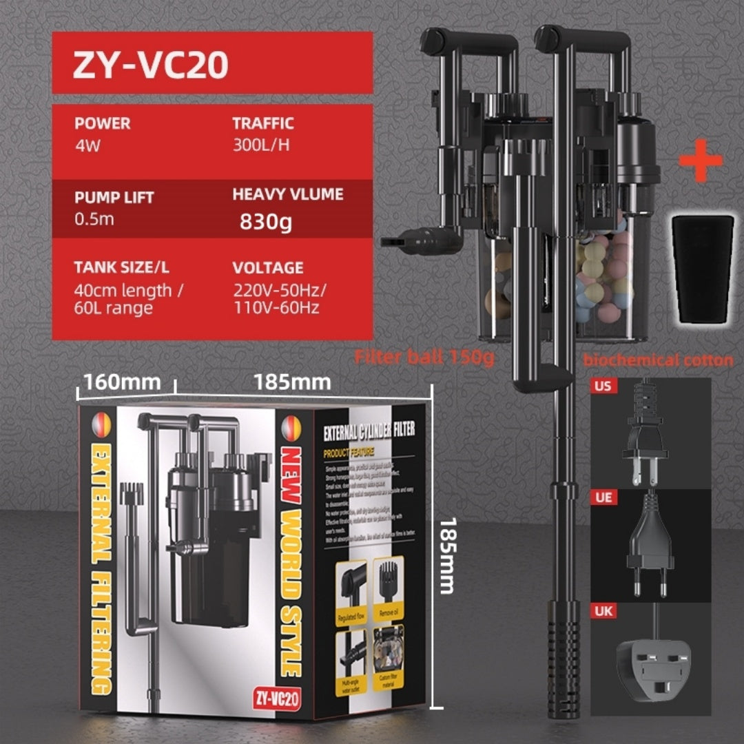 Fish Tank Filter External Wall Hanging Filter