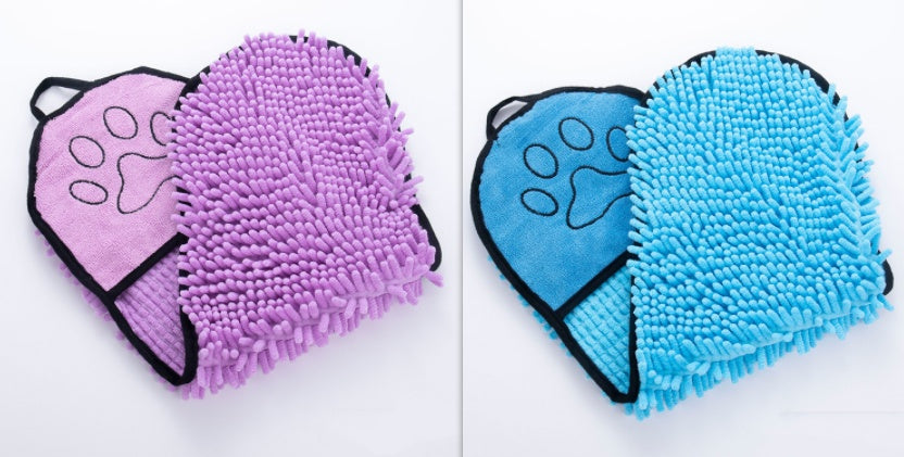 Microfiber Pet Bath Towel & Bathrobe — Quick-Dry Dog & Cat Towel