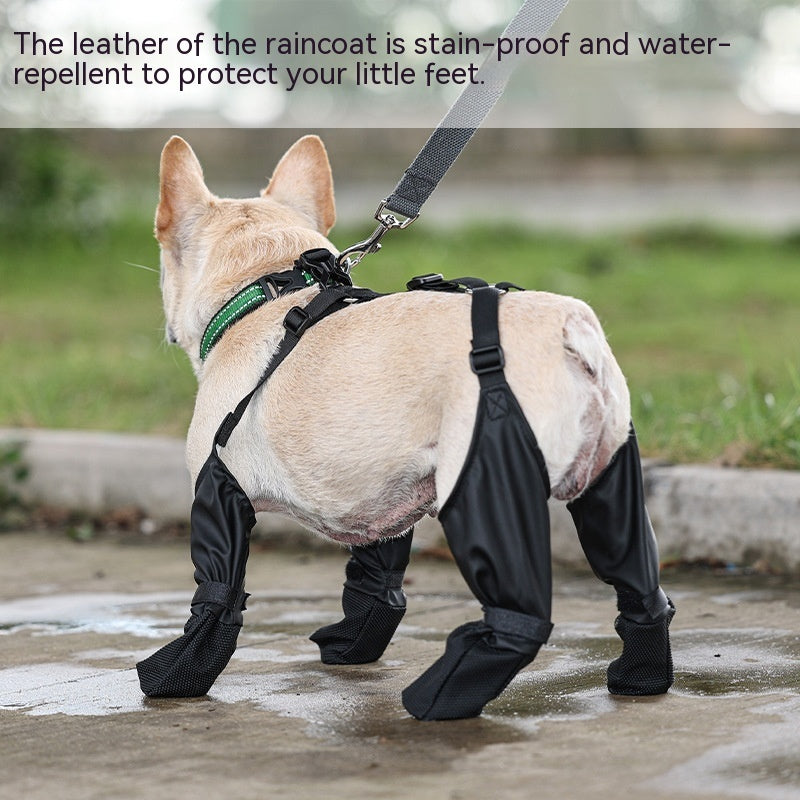 Waterproof Adjustable Dog Boots — Outdoor Breathable Pet Paw Protectors
