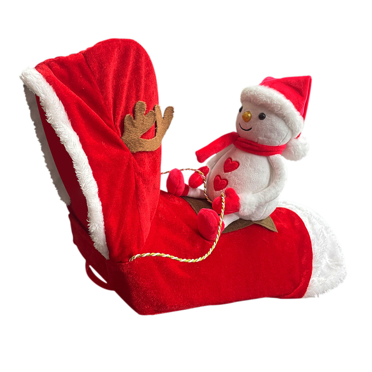 Dog Christmas Santa Costume — Festive Riding Deer Pet Outfit