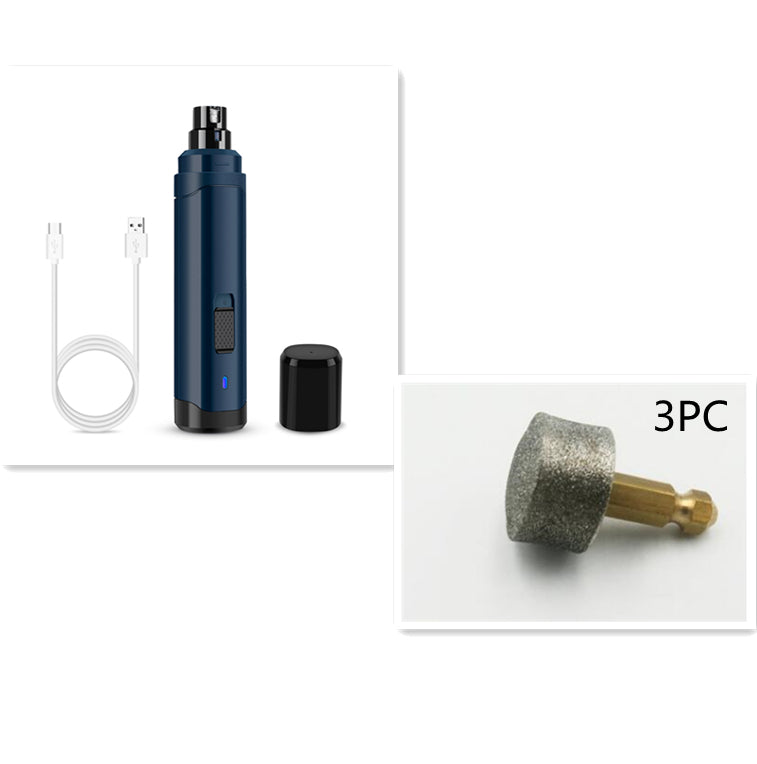 Electric Pet Nail Grinder & Clippers — Cat & Dog Paw Care Tool