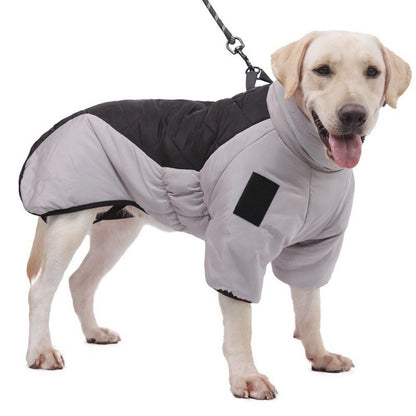 Waterproof Winter Dog Coat — Warm Thickened Vest for Medium & Large Dogs