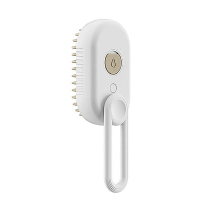 3-in-1 Electric Steam Cat Brush — Spray Grooming & Hair Removal Comb