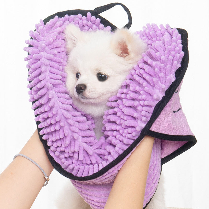Microfiber Pet Bath Towel & Bathrobe — Quick-Dry Dog & Cat Towel
