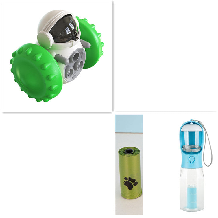 Slow Feeder Interactive Balance Car — Smart Dog & Cat Feeding Toy
