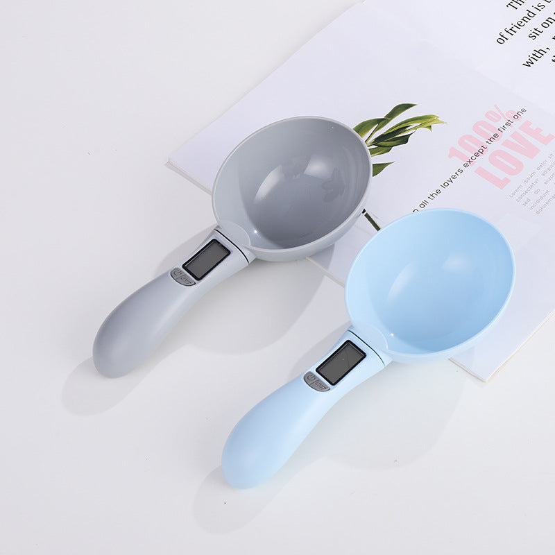 Multifunctional Dog Food Measuring Spoon — Weighing Scoop for Pets