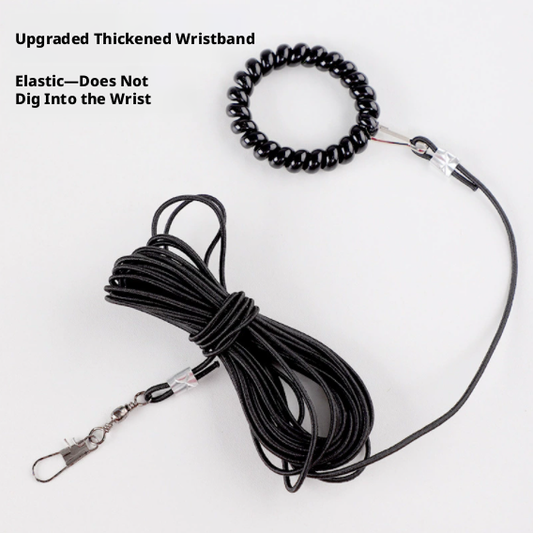 Bird elastic flying rope-black-2m-1 piece