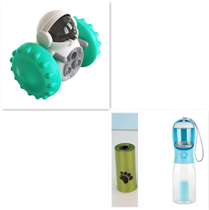 Slow Feeder Interactive Balance Car — Smart Dog & Cat Feeding Toy