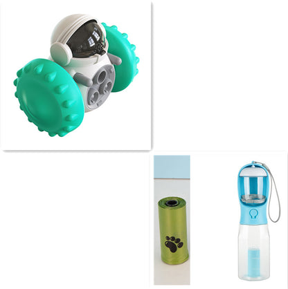 Slow Feeder Interactive Balance Car — Smart Dog & Cat Feeding Toy