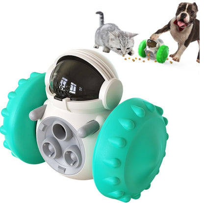 Slow Feeder Interactive Balance Car — Smart Dog & Cat Feeding Toy