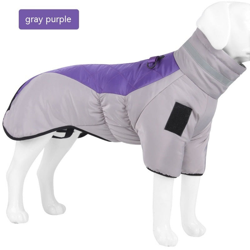 Waterproof Winter Dog Coat — Warm Thickened Vest for Medium & Large Dogs