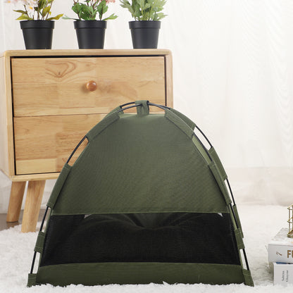 Cat Tent Cooling Mat & Dog Kennel — Indoor/Outdoor Pet Sofa Bed