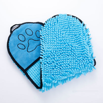 Microfiber Pet Bath Towel & Bathrobe — Quick-Dry Dog & Cat Towel