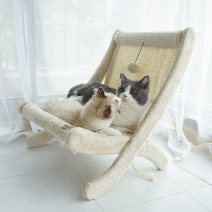 Cat Sofa Sunbathing Chair — Plush Pet Lounge Bed