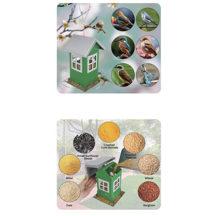 Outdoor Iron Bird Cage with Feeder — Hummingbird & Parrot Supplies