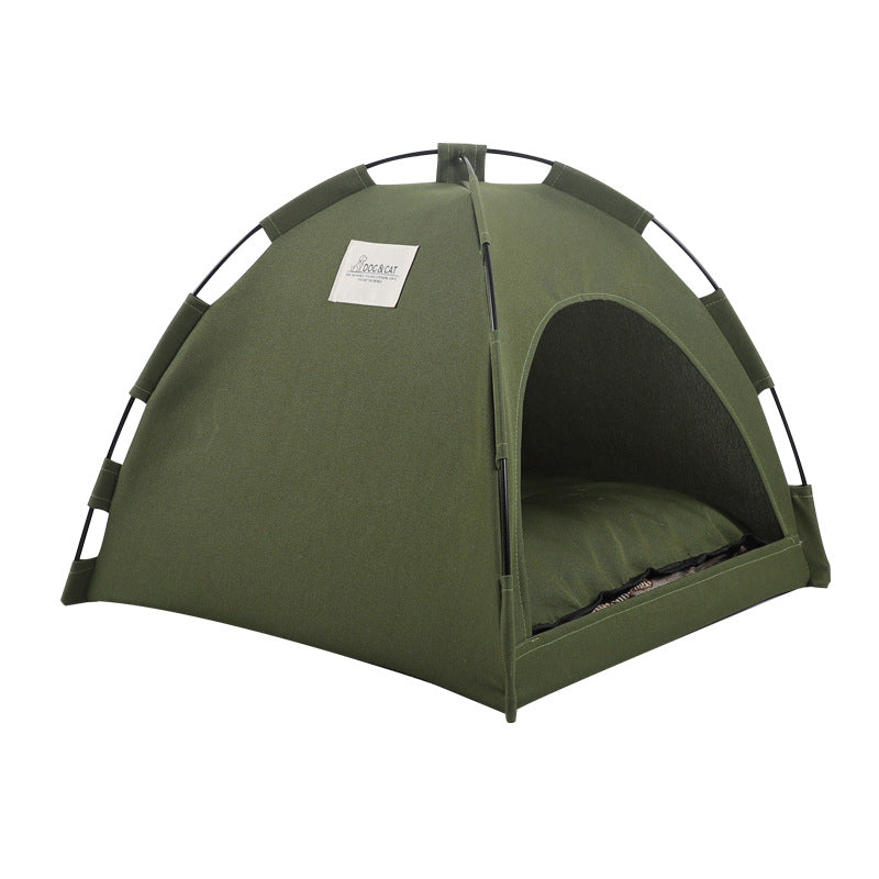 Cat Tent Cooling Mat & Dog Kennel — Indoor/Outdoor Pet Sofa Bed