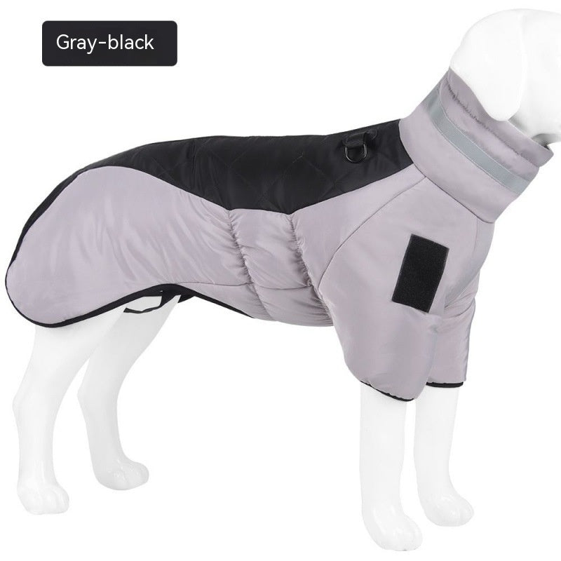 Waterproof Winter Dog Coat — Warm Thickened Vest for Medium & Large Dogs