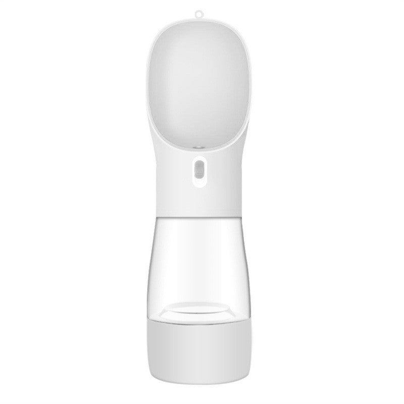 Portable Dog Water Bottle & Food Bowl — 2-in-1 Outdoor Travel Feeder