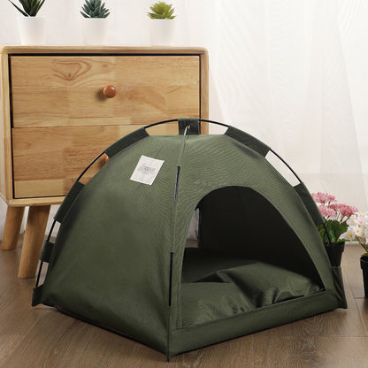 Cat Tent Cooling Mat & Dog Kennel — Indoor/Outdoor Pet Sofa Bed