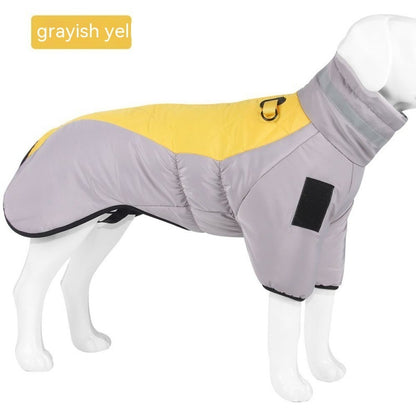 Waterproof Winter Dog Coat — Warm Thickened Vest for Medium & Large Dogs